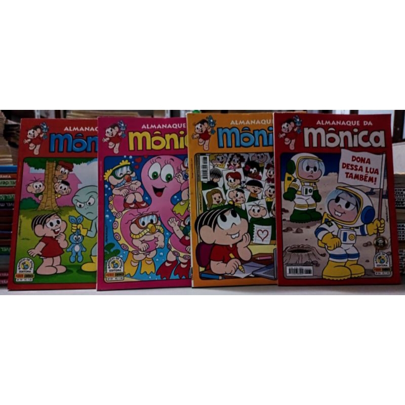 Kit 04 Gibis Almanaques da Mônica Shopee Brasil