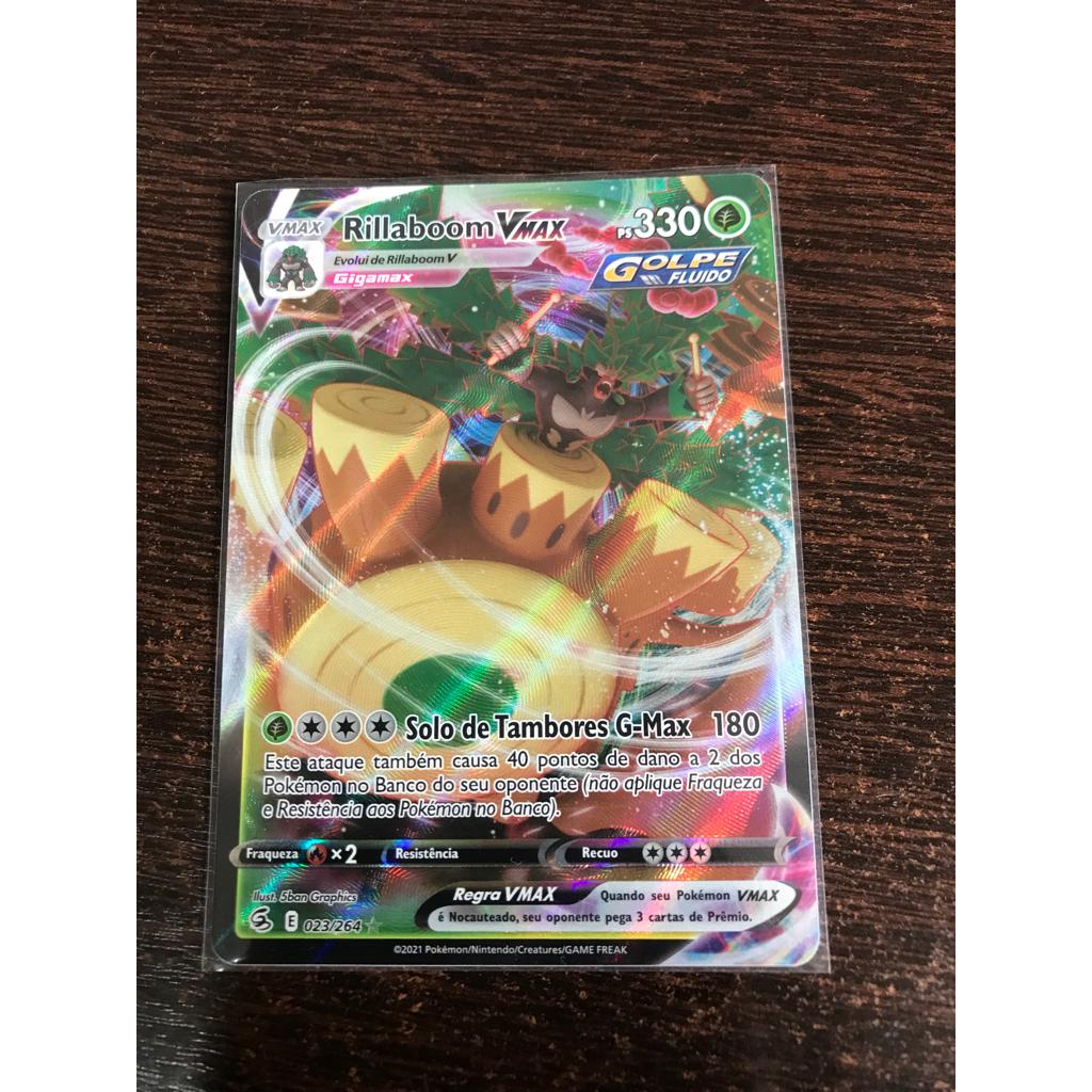 Pokemon TCG Rillaboom VMAX Shopee Brasil