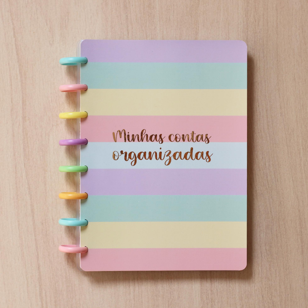 Planner Financeiro Tipo Caderno De Disco A5 Shopee Brasil