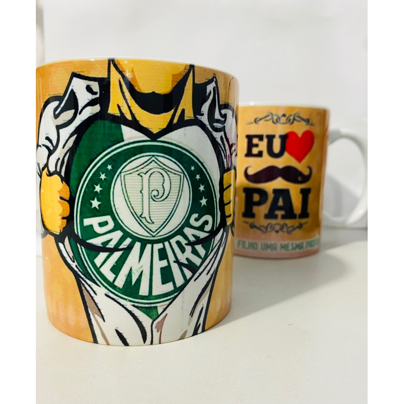 CANECA PERSONALIZADA TIME PALMEIRAS Dia Dos Pais Shopee Brasil