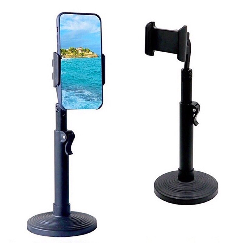 Suporte Pedestal Para Celular De Mesa Articul Vel Graus Ajust Vel