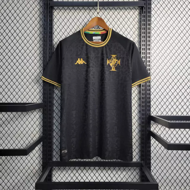 Camisa De Time Do Vasco Da Gama 2022 2023 Preta Especial Camiseta