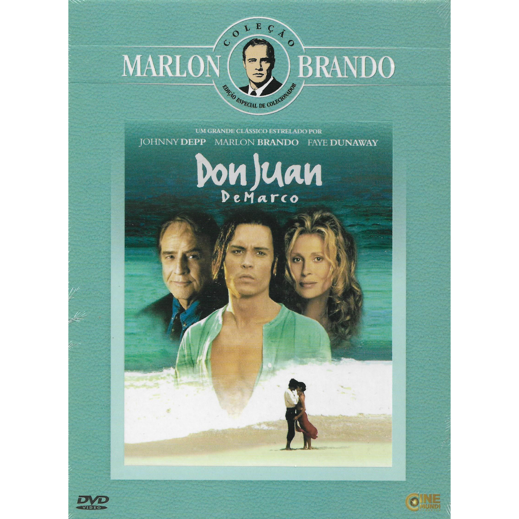 DVD Coleção Marlon Brando Don Juan DeMarco Edição Especial de