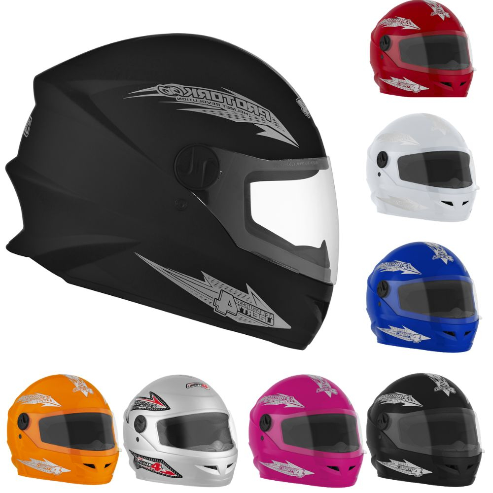 Capacete Moto Fechado Integral Masculino E Feminino Pro Tork New