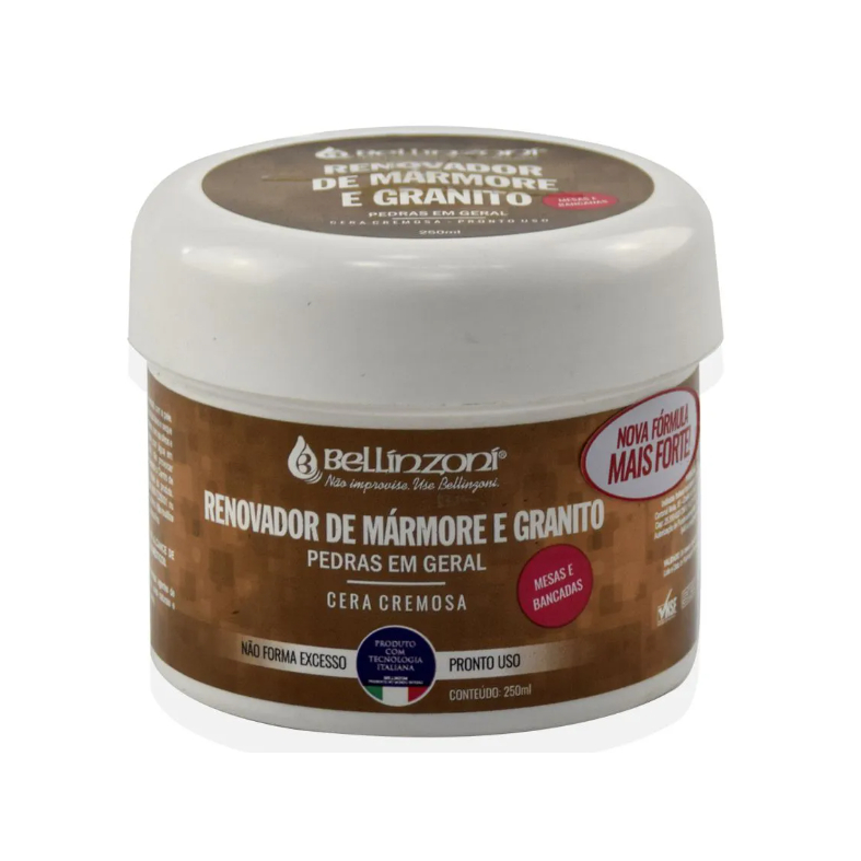 RENOVADOR DE MARMORE E GRANITO BANCADA 0250 ML GRAMAS PEDRAS EM GERAL