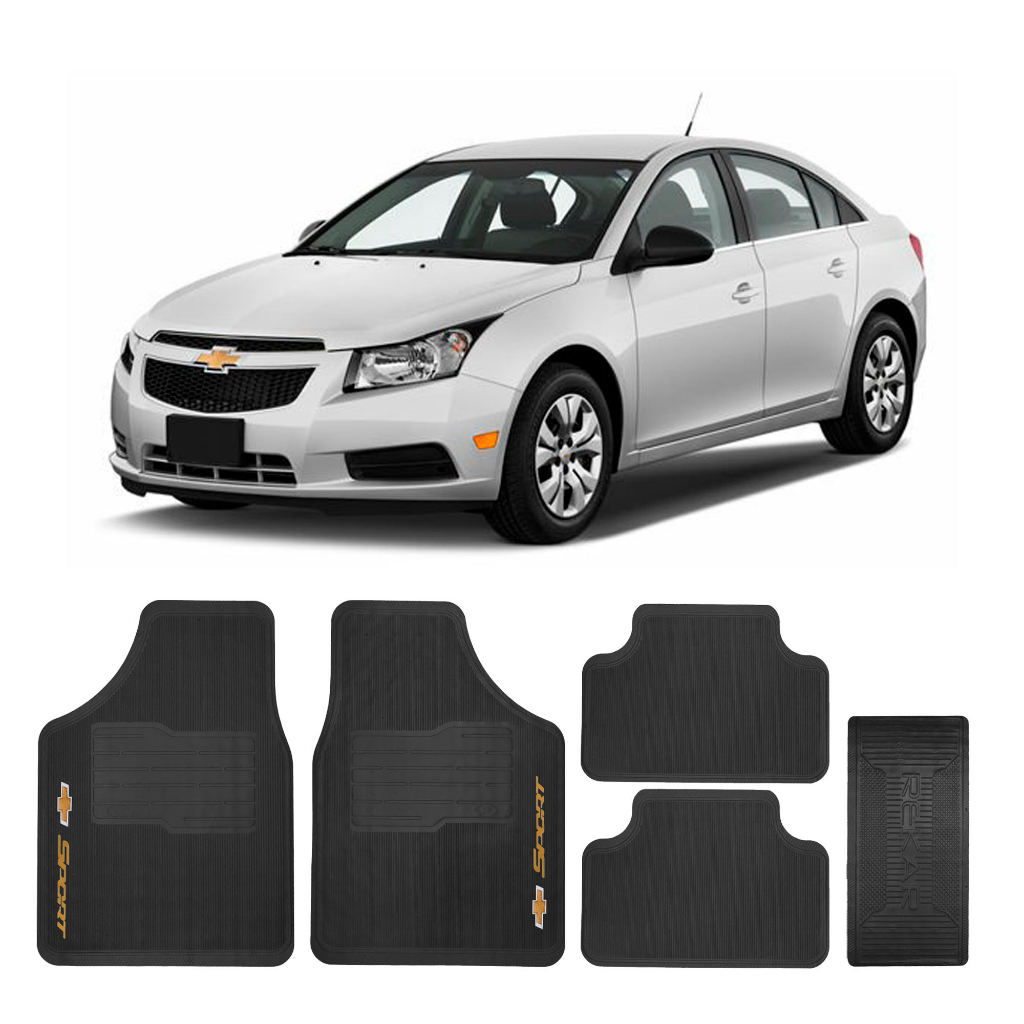 Jogo Tapete De Borracha Automotivo Chevrolet Cruze Shopee Brasil