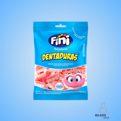 Balas De Gelatina Fini Sabor Dentadura G Shopee Brasil