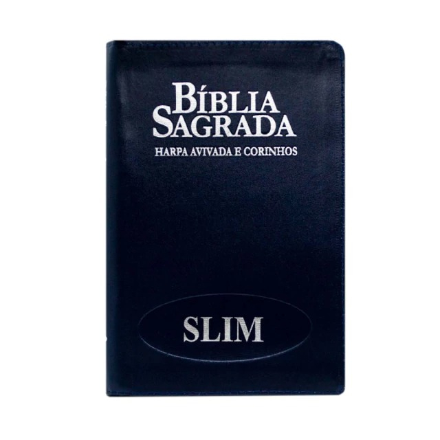 Biblia Sagrada Rc Slim Harpa Avivada E Corinhos Media Ziper E