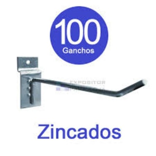 Ganchos Painel Canaletado 15 Cm Zincados Kit 100 Unidades Shopee Brasil