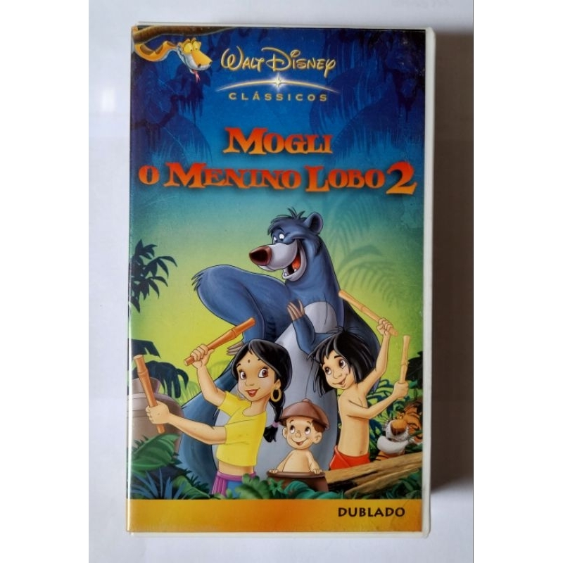 Fita Vhs Mogli O Menino Lobo Walt Disney Dublado Shopee Brasil