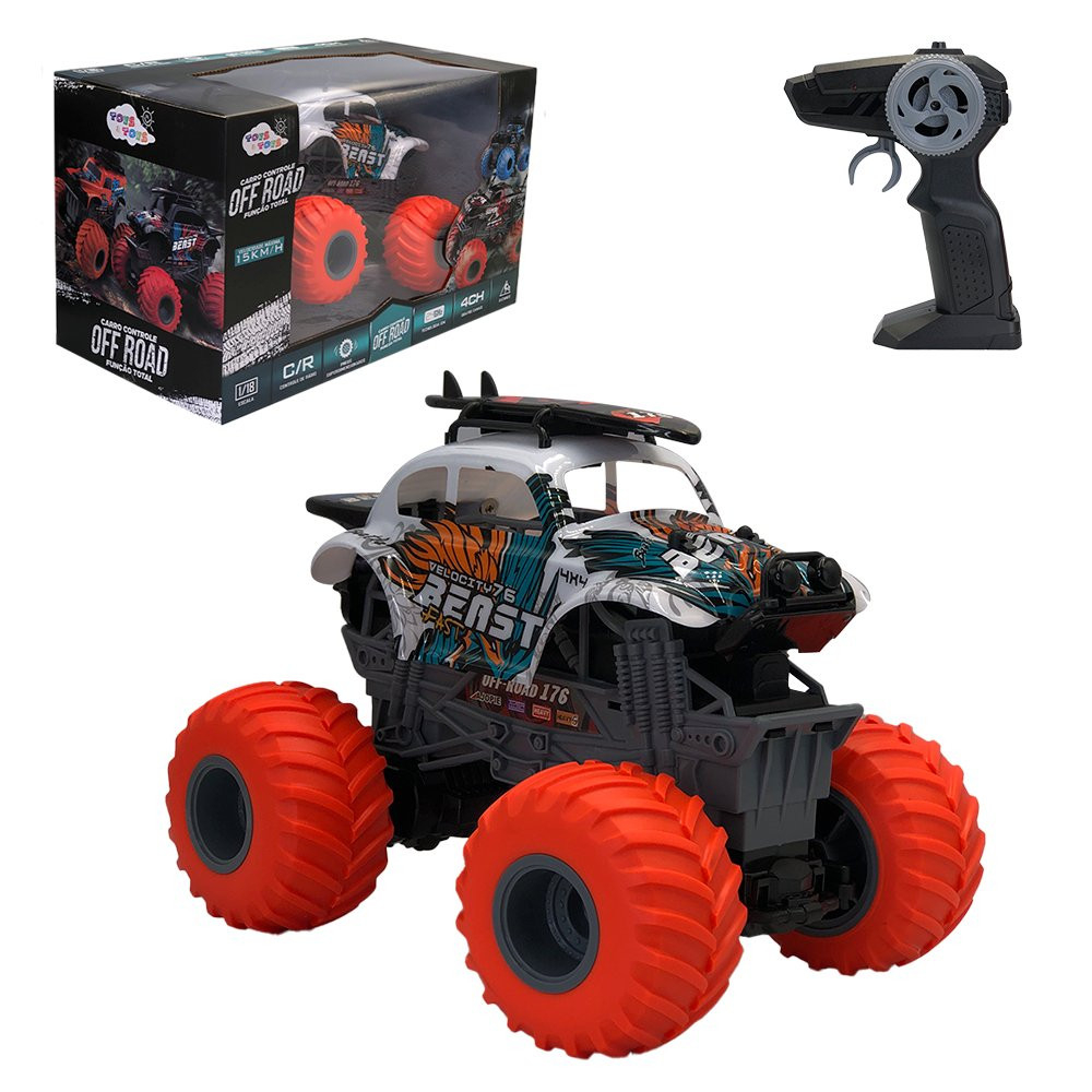 Carro De Controle Remoto Off Road Alta Qualidade Shopee Brasil