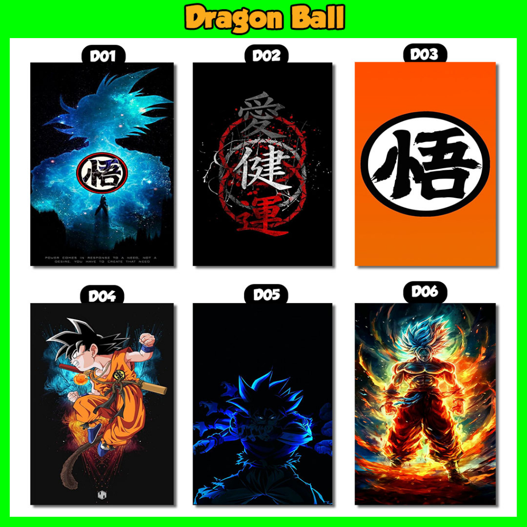 Placa Decorativa Dragon Ball Quadro Decora O De Anime Goku Mdf