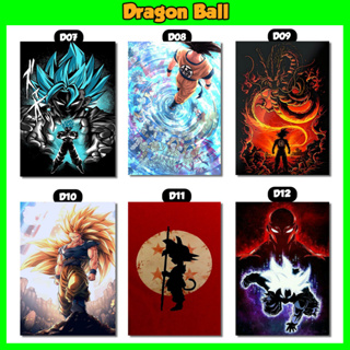 Placa Decorativa Dragon Ball Quadro Decoração de Anime Goku MDF