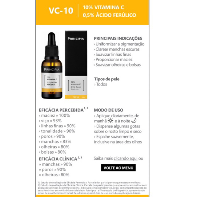 Vc Vitamina C Principia Original Shopee Brasil