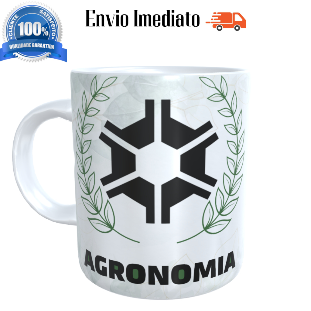 Caneca Personalizada Agronomia De Porcelana Shopee Brasil