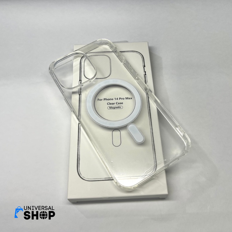 Iphone Capa Magsafe Transparente Para Carregador De Indu O Sem Fio