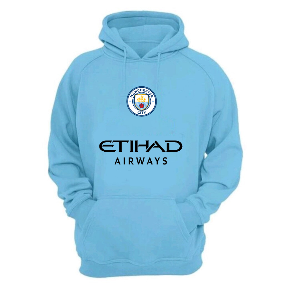 Moletom Manchester City Flanelado Confortavel De Frio Envio