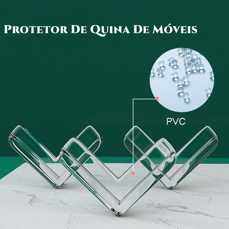 Pe As Protetor De Quina Silicone Mesa Seguran A Para Crian As E