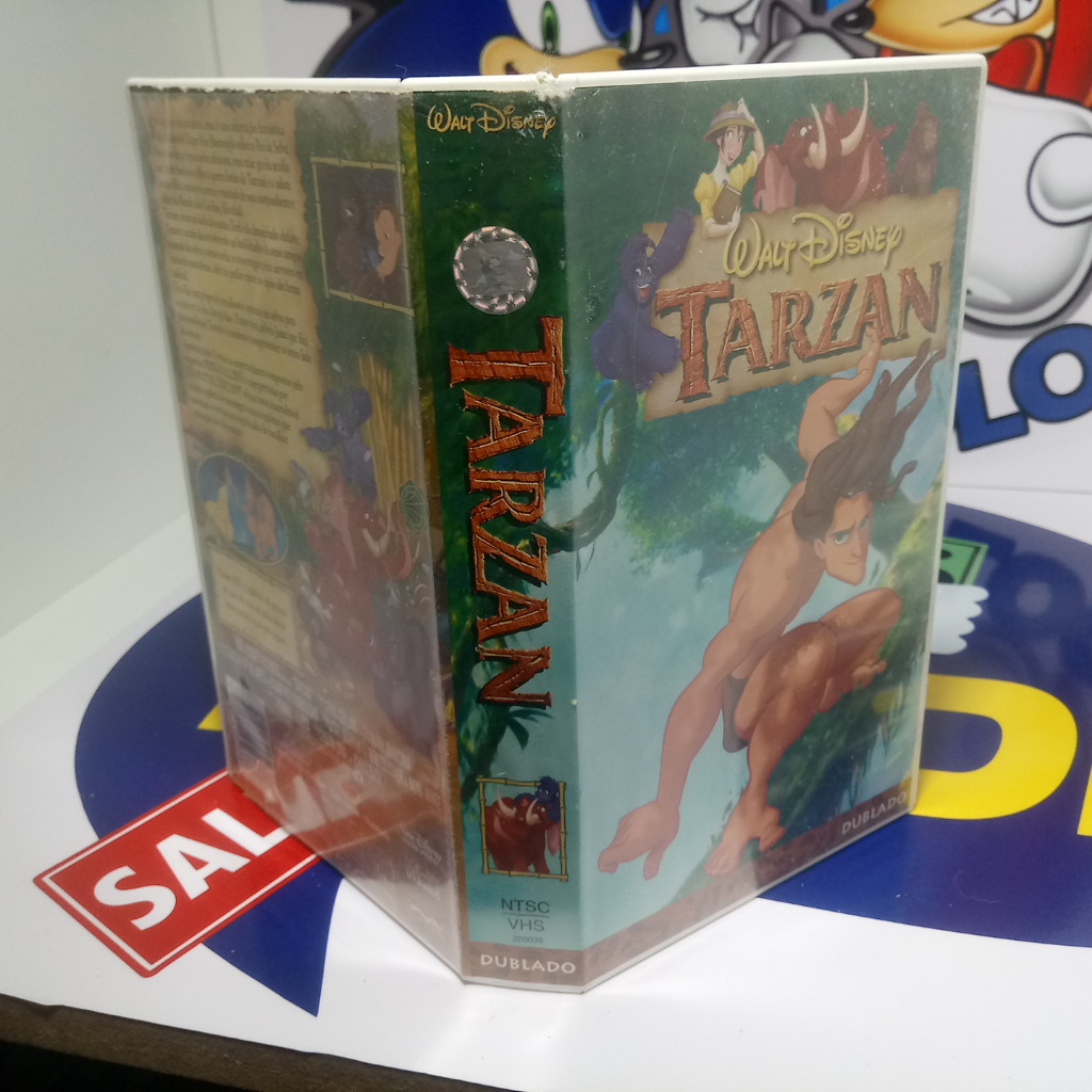 Fita Vhs Clássicos Disney Tarzan Original Disney Shopee Brasil