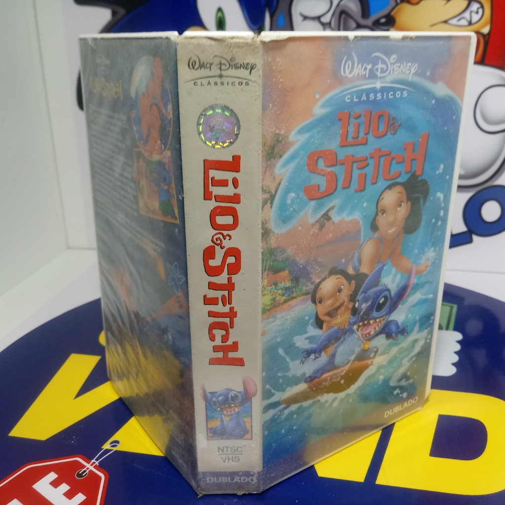 Fita Cassete Infantil Vhs Lilo Stitch Original Seminovo Shopee Brasil