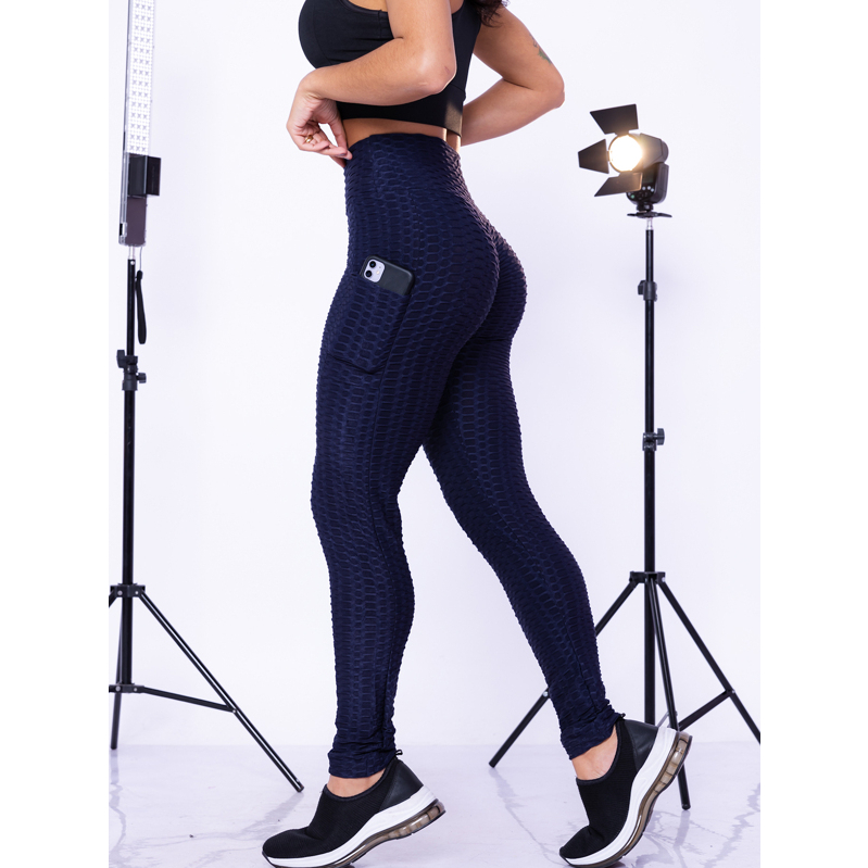 Legging Bolha Suplex C S Alto Empina Bumbum Fitness Academia Legue