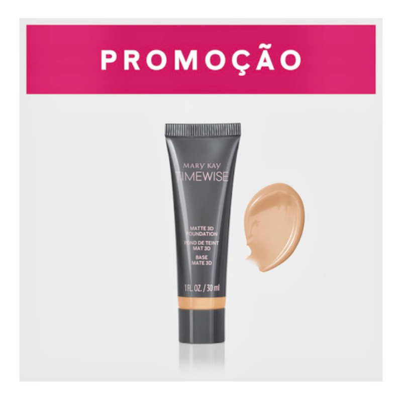 Base Timewise 3D Acabamento Matte Mary Kay Shopee Brasil