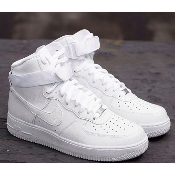 Tenis Nike Air Force Mid Branco Preto Masculino Bota Cano Alto Casual