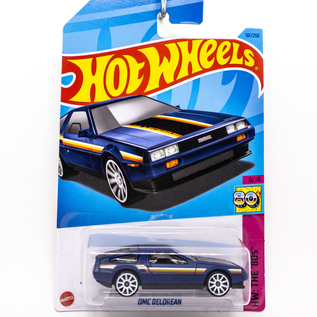 Hot Wheels DMC DeLorean Azul Escuro Lote L 2023 Shopee Brasil