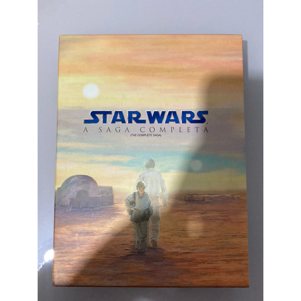 Box Blu Ray Star Wars A Saga Completa Discos Shopee Brasil