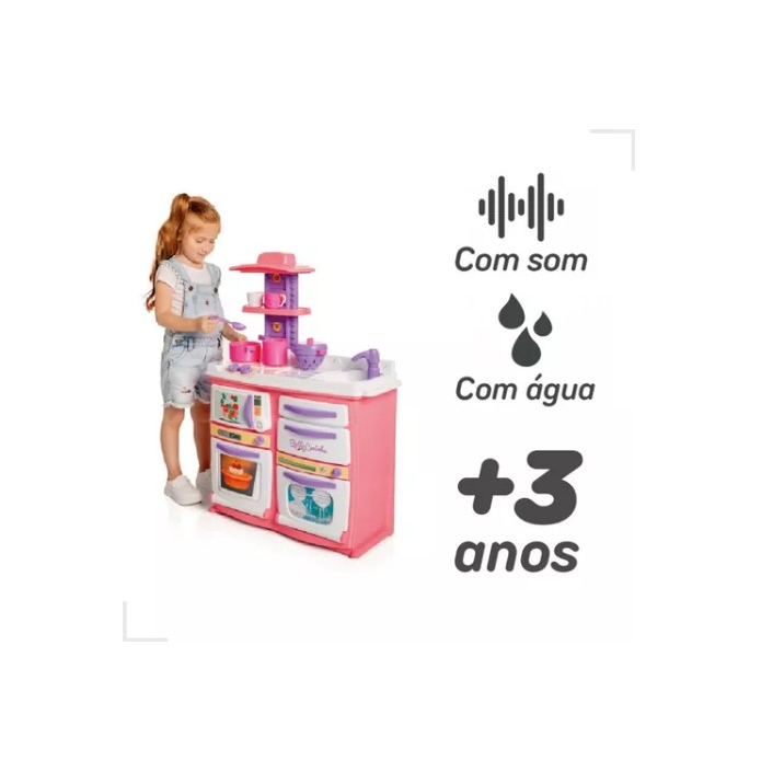 Brinquedo Bella Cozinha Forno Pia E Sai Agua Tateti 1307 Shopee