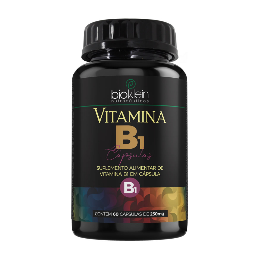 Vitamina B1 60 Cápsulas 1200mcg Bioklein Shopee Brasil