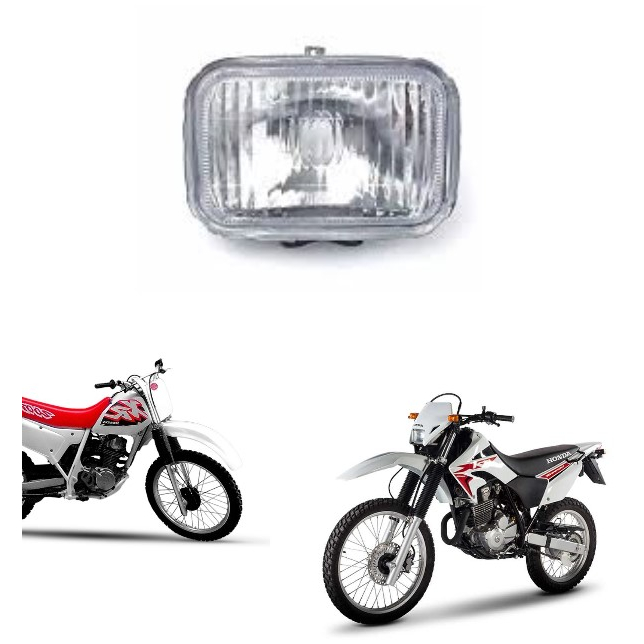 Bloco Ptico Farol Moto Honda Bros Xr Xr Tornado Shopee