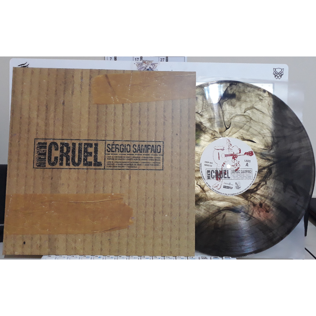 Lp Vinil Sergio Sampaio Cruel Novo Raul Seixas Kavernista Shopee Brasil