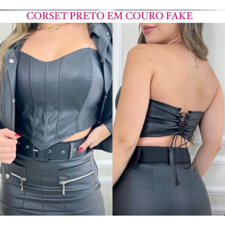 Cropper Corset Tomara Que Caia Shopee Brasil