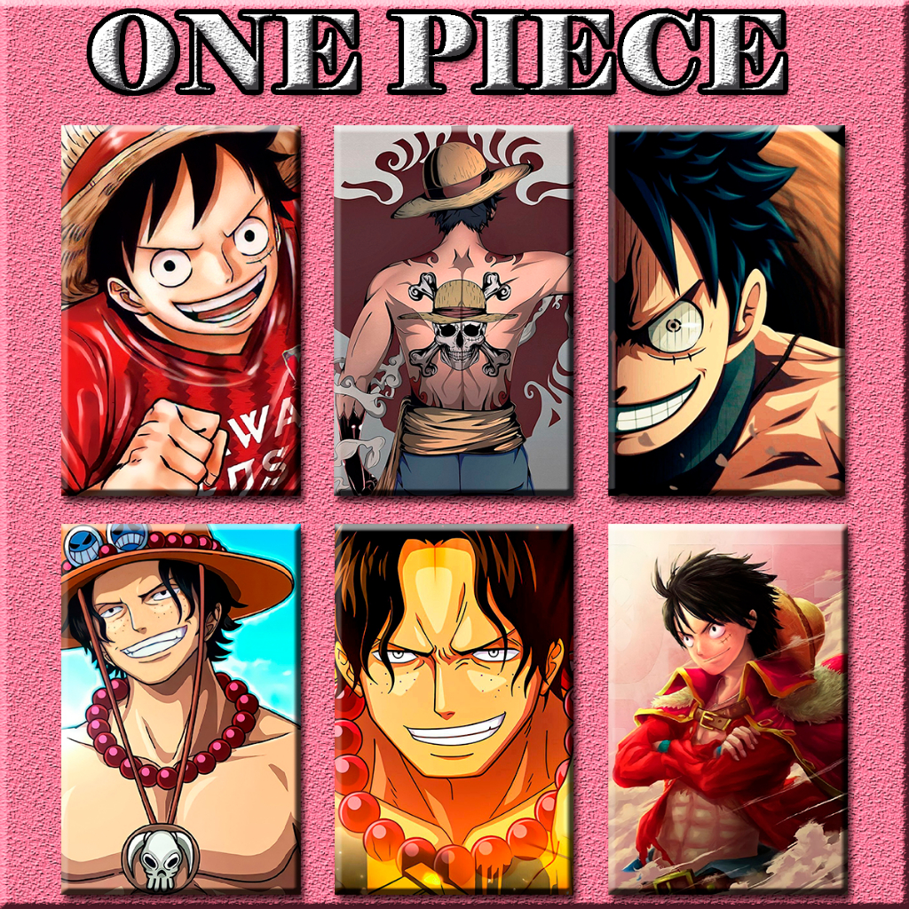 Quadros Decorativos Placas One Piece Luffy Zorro Sanji Anime Geek