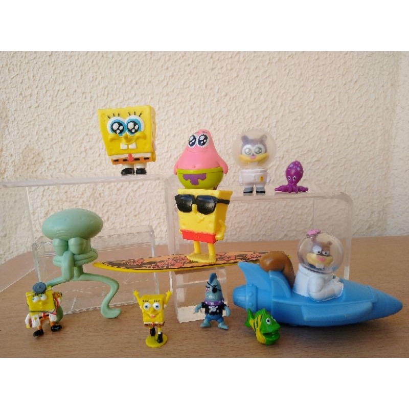 Bob Esponja Lote C 11 Bonecos Shopee Brasil