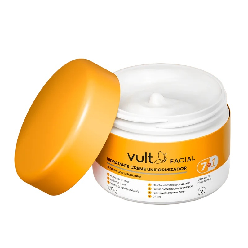 Hidratante Creme Uniformizador Facial Vult 100g Shopee Brasil