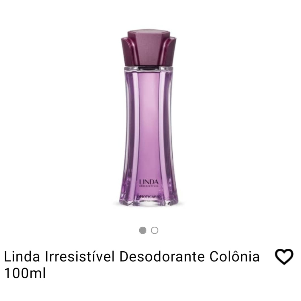 Col Nia O Boticario Linda Irresist Vel Ml Lan Amento Shopee Brasil