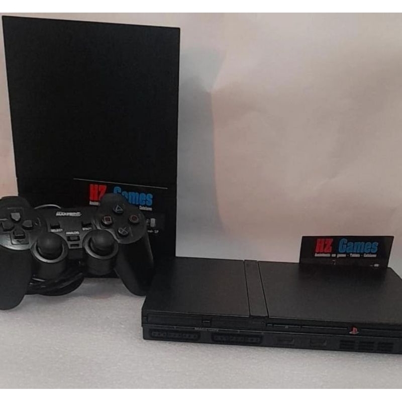 Playstation 2 Slim Leitor Funcionando 100 Desbloqueado Matrix 1