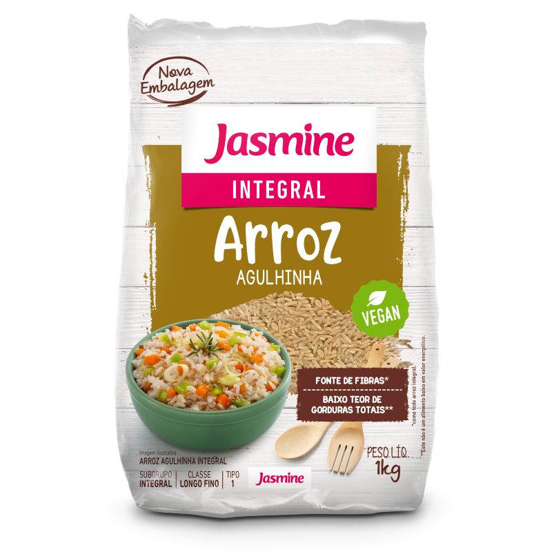 Arroz Agulhinha Integral Jasmine Kg Shopee Brasil