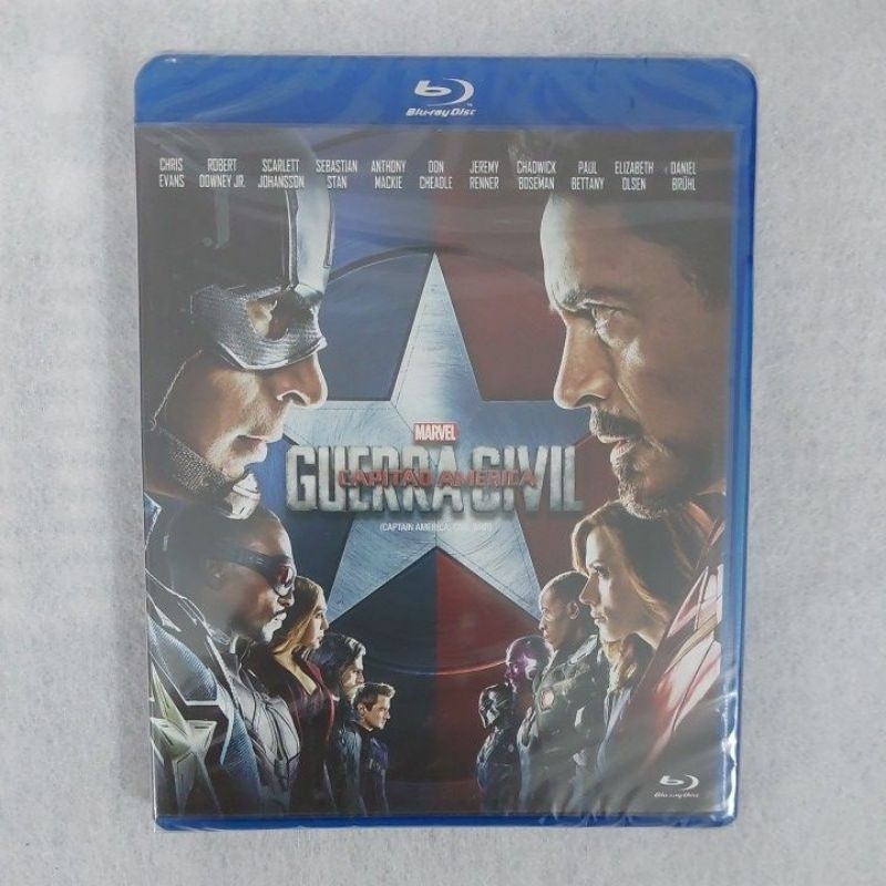 Blu ray Capitão América Guerra Civil LACRADO Shopee Brasil