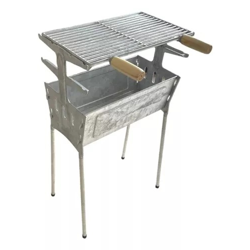 Churrasqueira De Aluminio Fundido Desmontavel 90cm Shopee Brasil