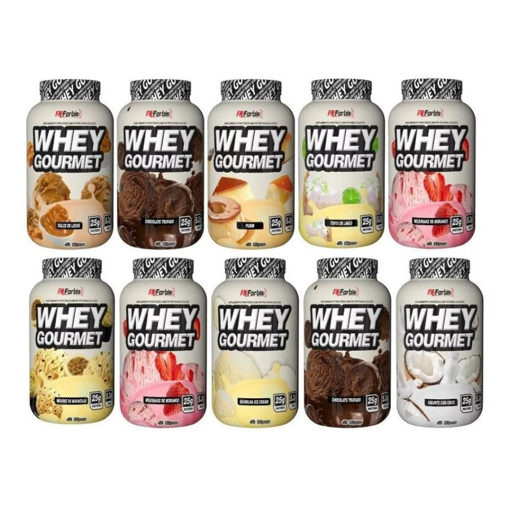 Whey Protein Gourmet Gr Original Fn Forbis Shopee Brasil