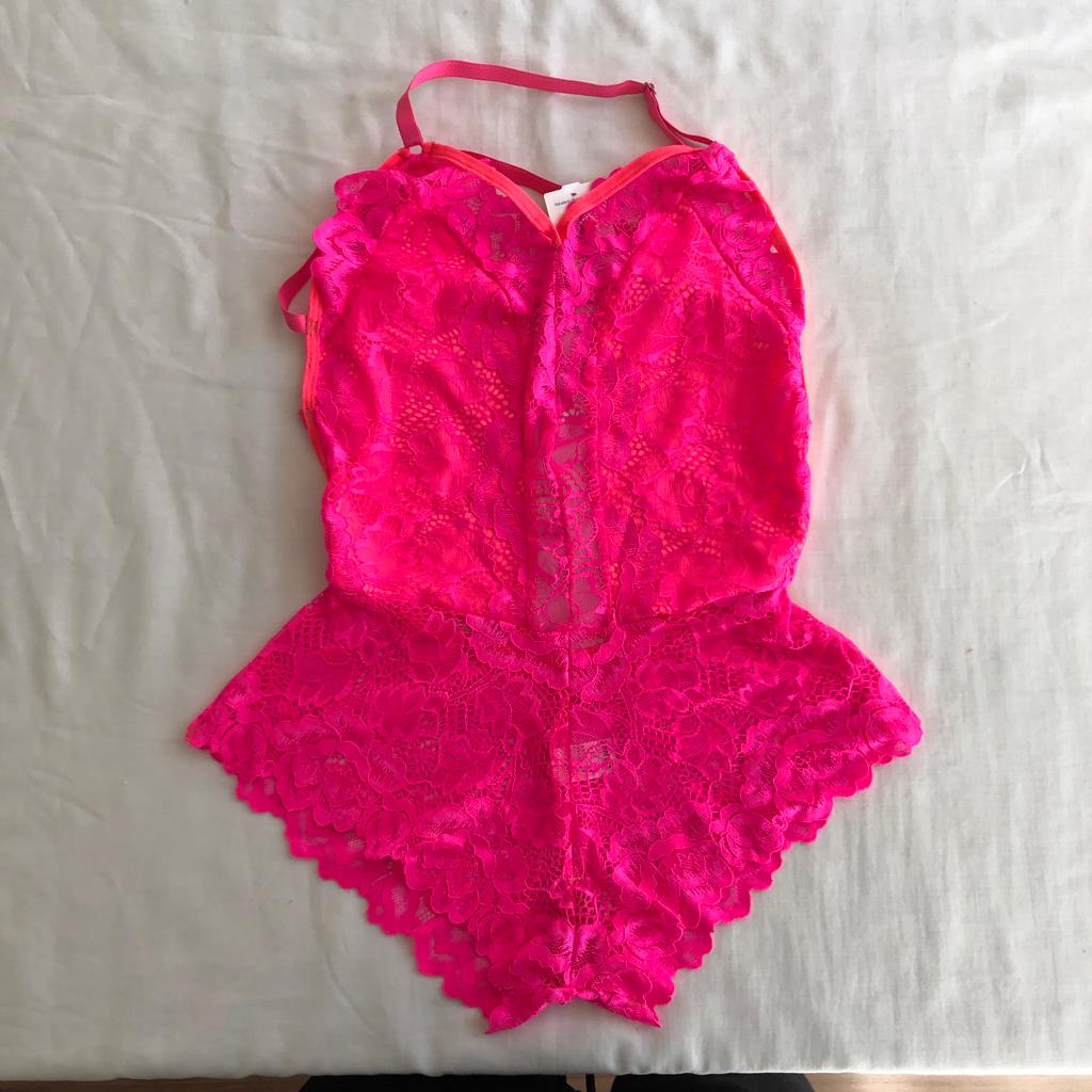 Body Feminino Renda Sexy Lingerie Sensual Cores Neon Shopee Brasil