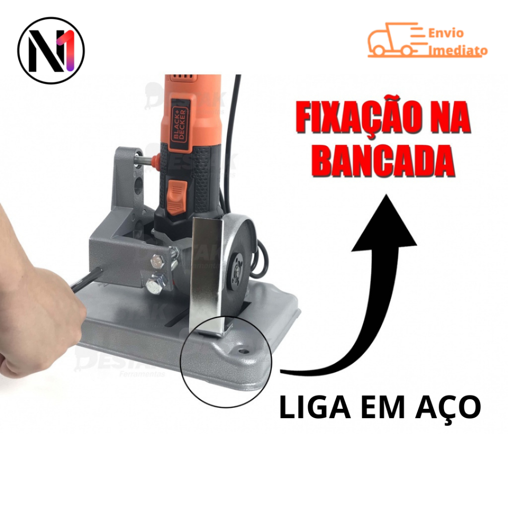 Suporte Para Esmerilhadeira Angular Lixadeira Manual Em A O E Suporte