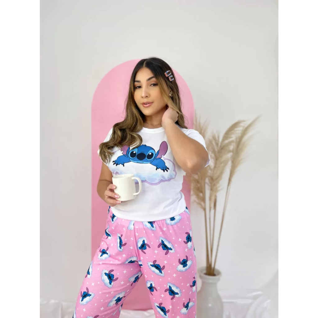 PIJAMA DE FRIO LILO STITCH Shopee Brasil