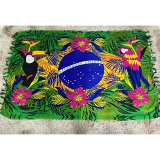 Canga Bandeira Do Brasil Fauna Brasileira Shopee Brasil