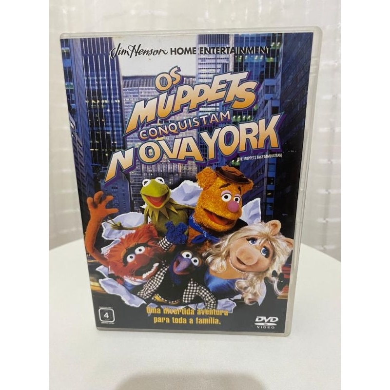 Dvd Original Os Muppets Conquistam Nova York Raridade Em Perfeito