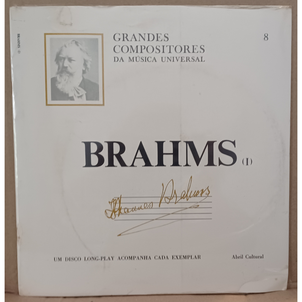 LP Disco De Vinil Brahms I Grandes Compositores Da Música