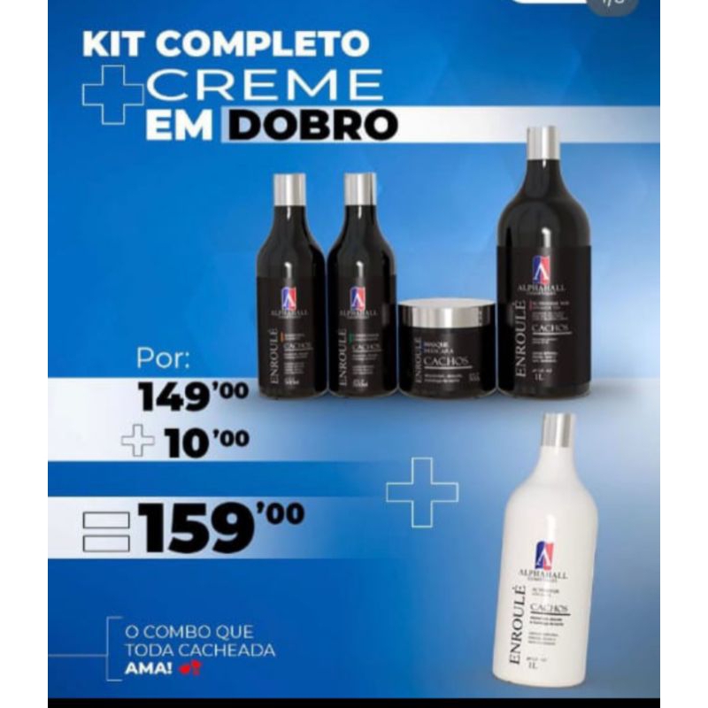 Kit Cachos Alphahall Mais Ativador Em Dobro Shopee Brasil